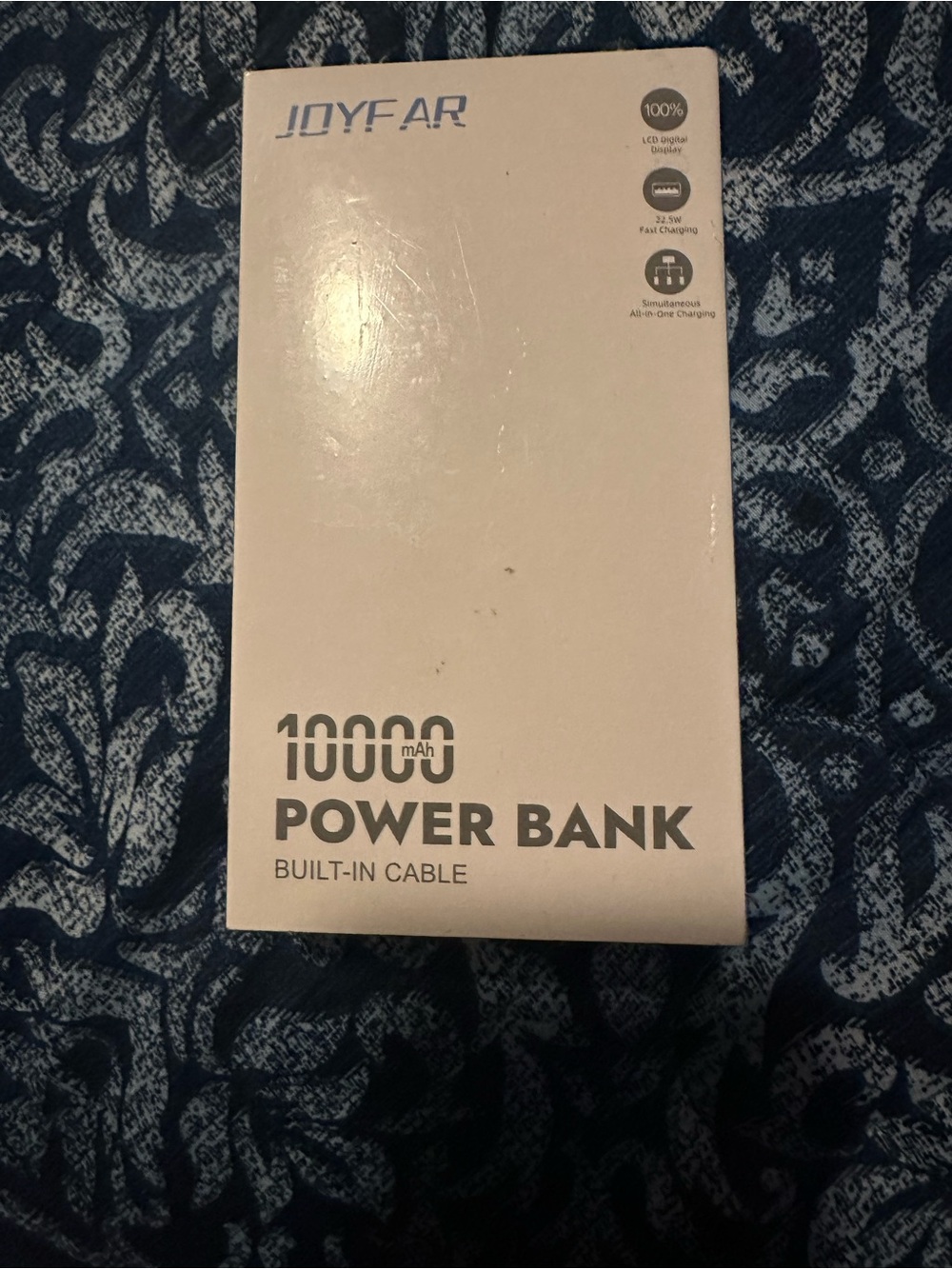 JOYFAR 10000mAh Power Bank - White